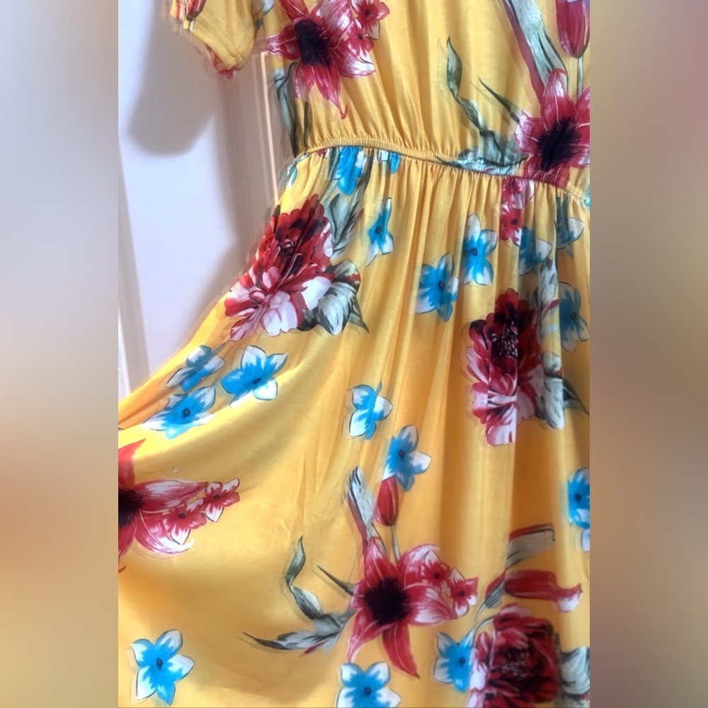 Cotton blend dress - Picture 3 of 3